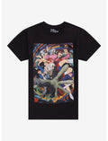Dandadan Group Spiral Poster Girls T-Shirt