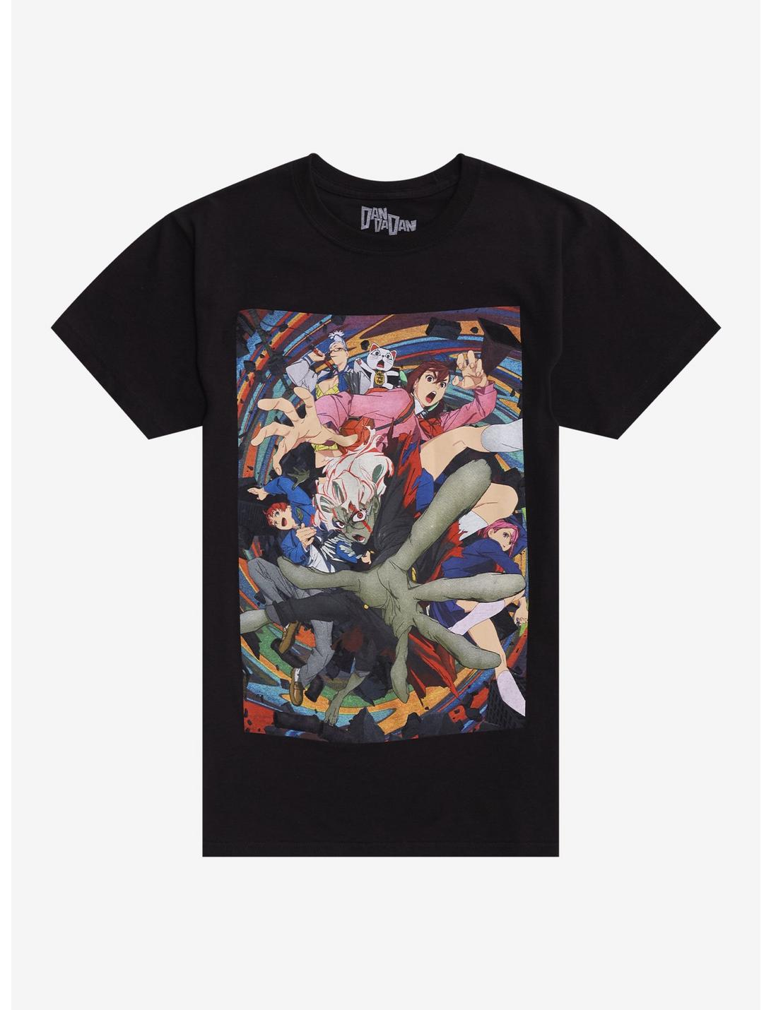 Dandadan Group Spiral Poster Girls T-Shirt