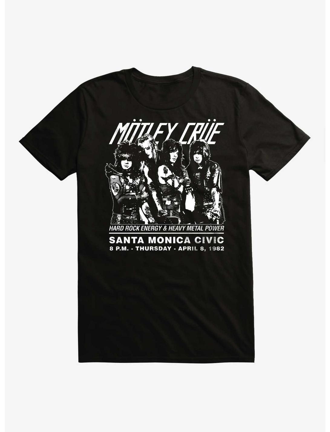 Motley Crue Hard Rock Energy & Heavy Metal Power T-Shirt
