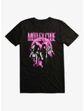 Motley Crue Pink Pentagram Flames T-Shirt