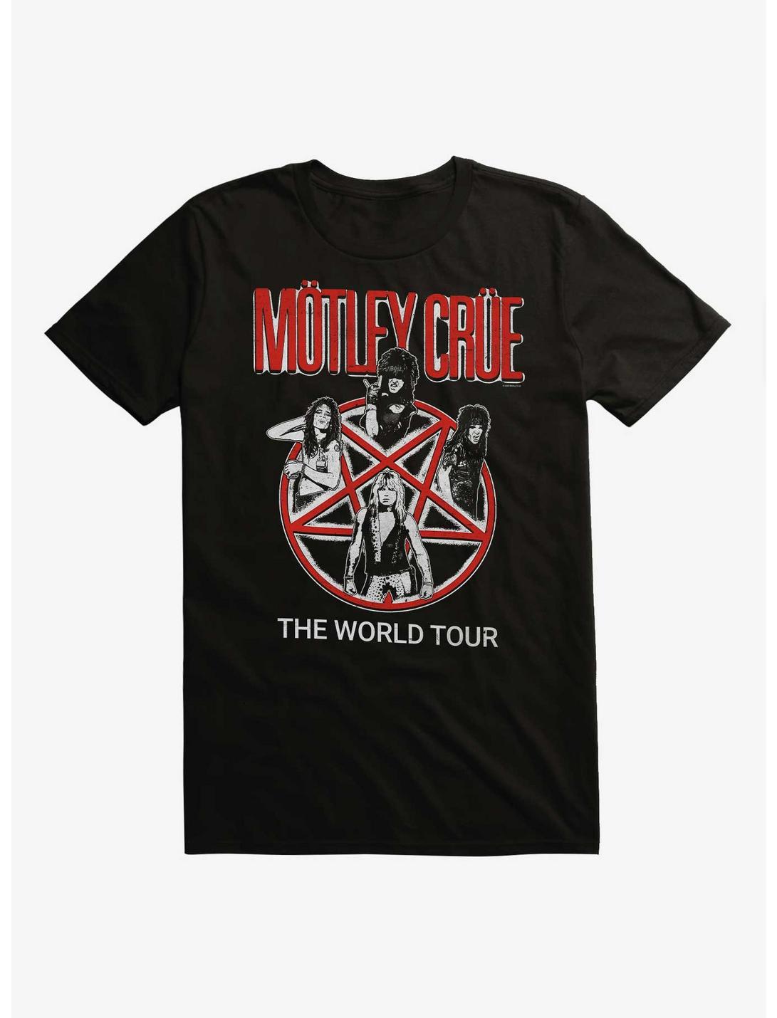Motley Crue The World Tour Pentagram T-Shirt