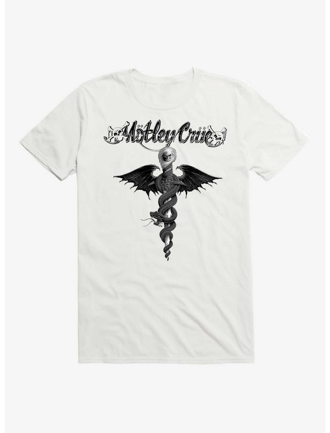 Motley Crue Dr. FeelGood Black And White Logo T-Shirt
