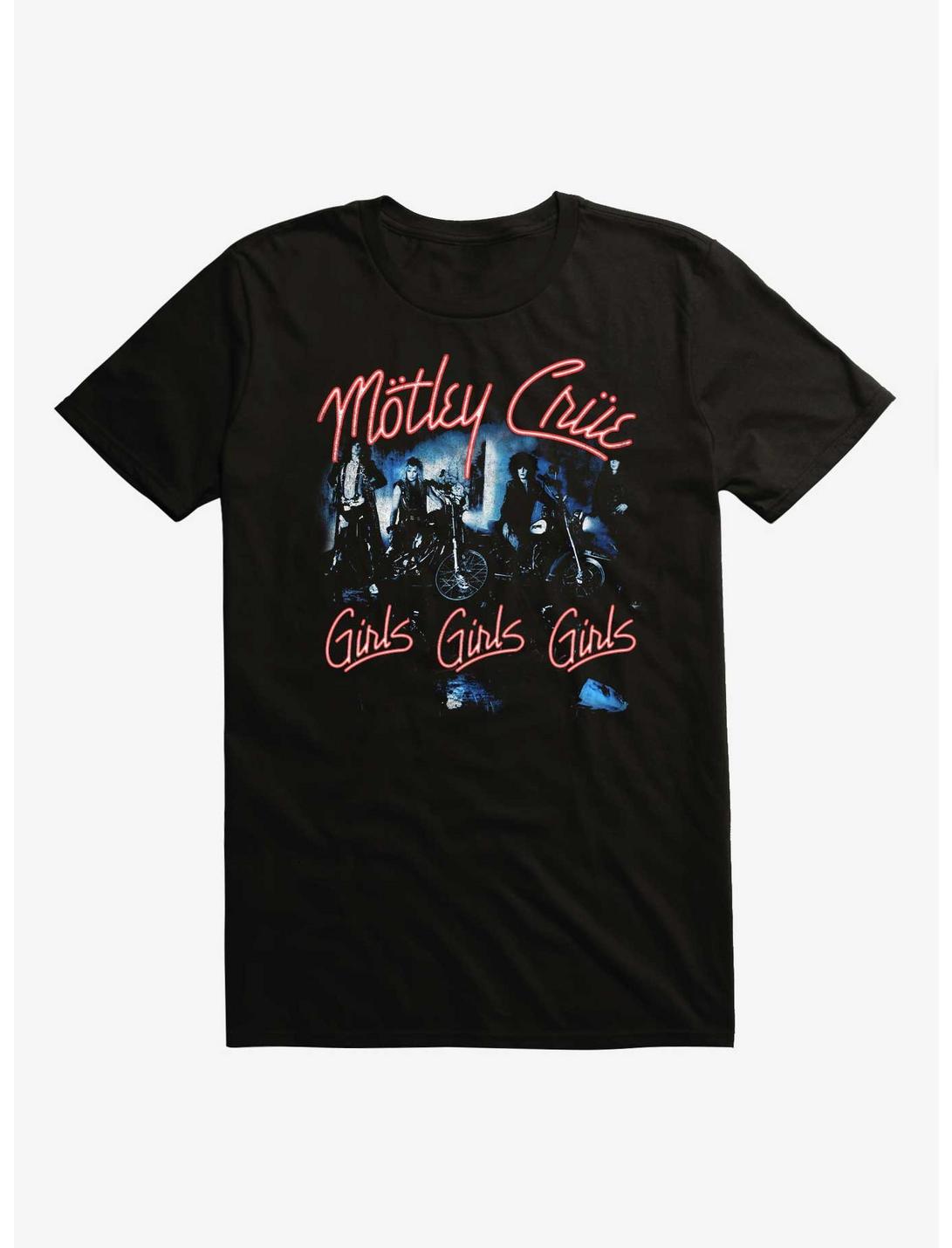 Motley Crue Girls Girls Girls Album Tracklist T-Shirt