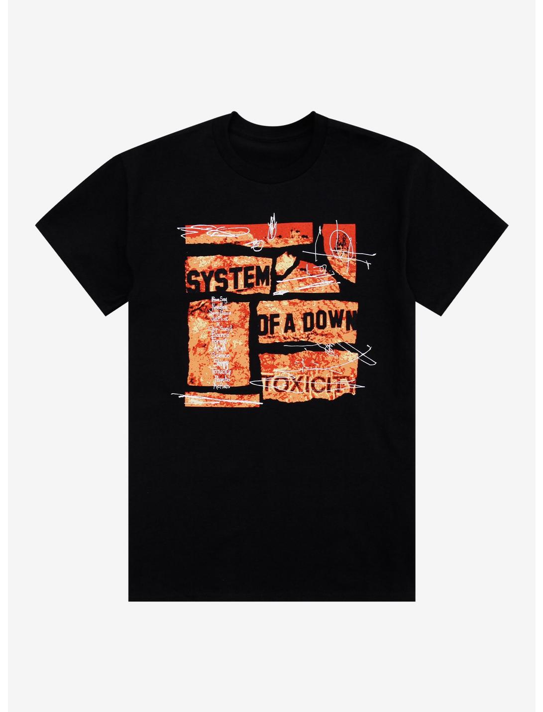 System Of A Down Toxicity Tracklist T-Shirt
