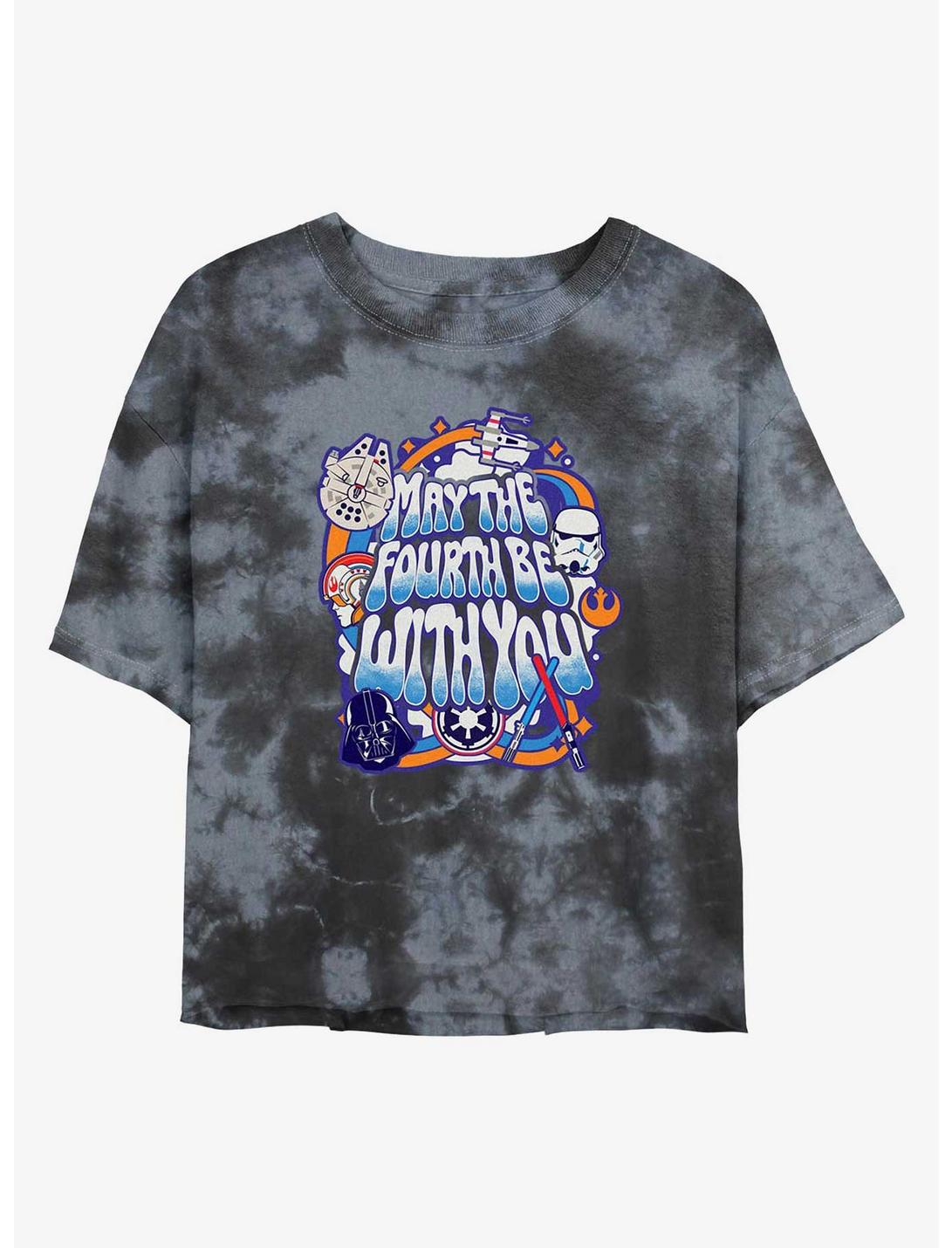 Star Wars Fourth Force Girls Tie-Dye Crop T-Shirt