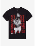 Sexyy Red Portrait Repeated Logo T-Shirt