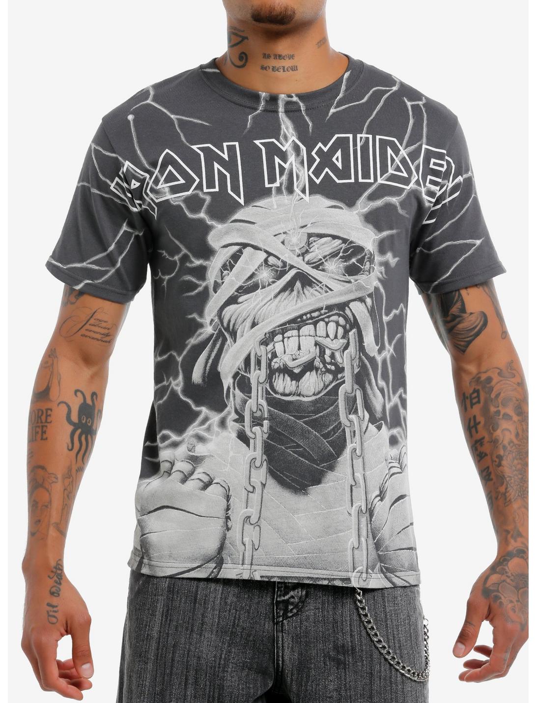 Iron Maiden Eddie Mummy Lightning T-Shirt