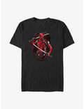 Marvel Deadpool & Wolverine Deadpool Pose Badge Big & Tall T-Shirt