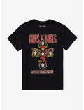 Guns N' Roses Appetite For Destruction Floral Cross T-Shirt
