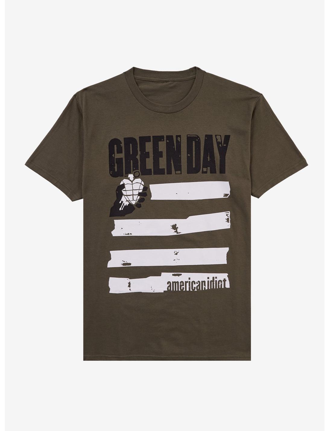 Green Day American Idiot Flag T-Shirt