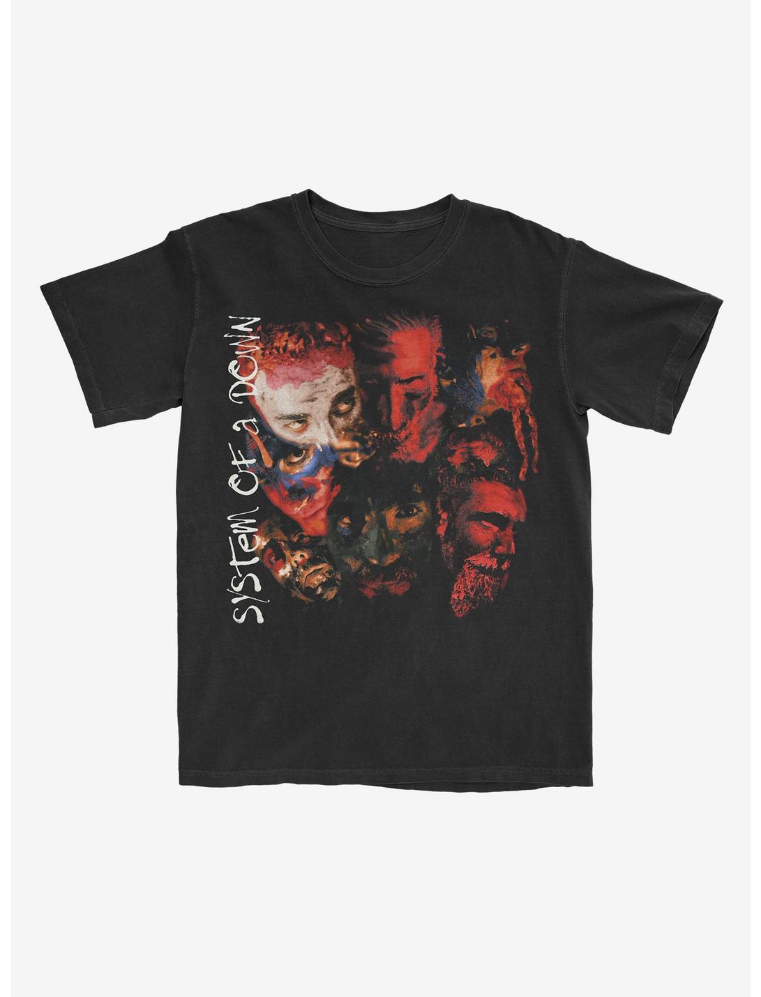 System Of A Down Faces Collage T-Shirt