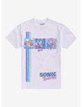 Sonic The Hedgehog Trio Panel Retro Girls T-Shirt