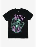 The Nightmare Before Christmas Jack Skellington Flames Girls T-Shirt