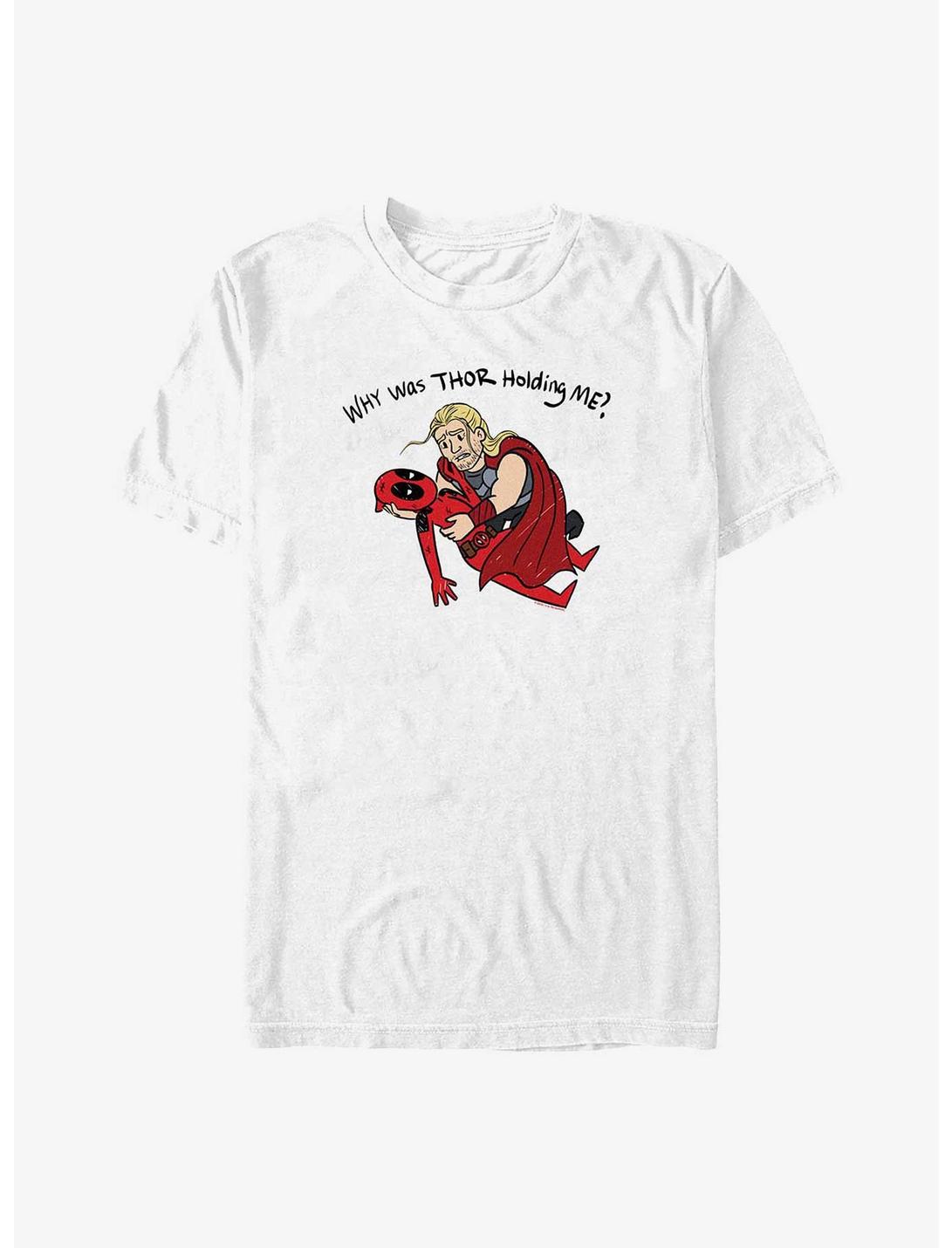Marvel Deadpool & Wolverine Thor Holding Me Big & Tall T-Shirt