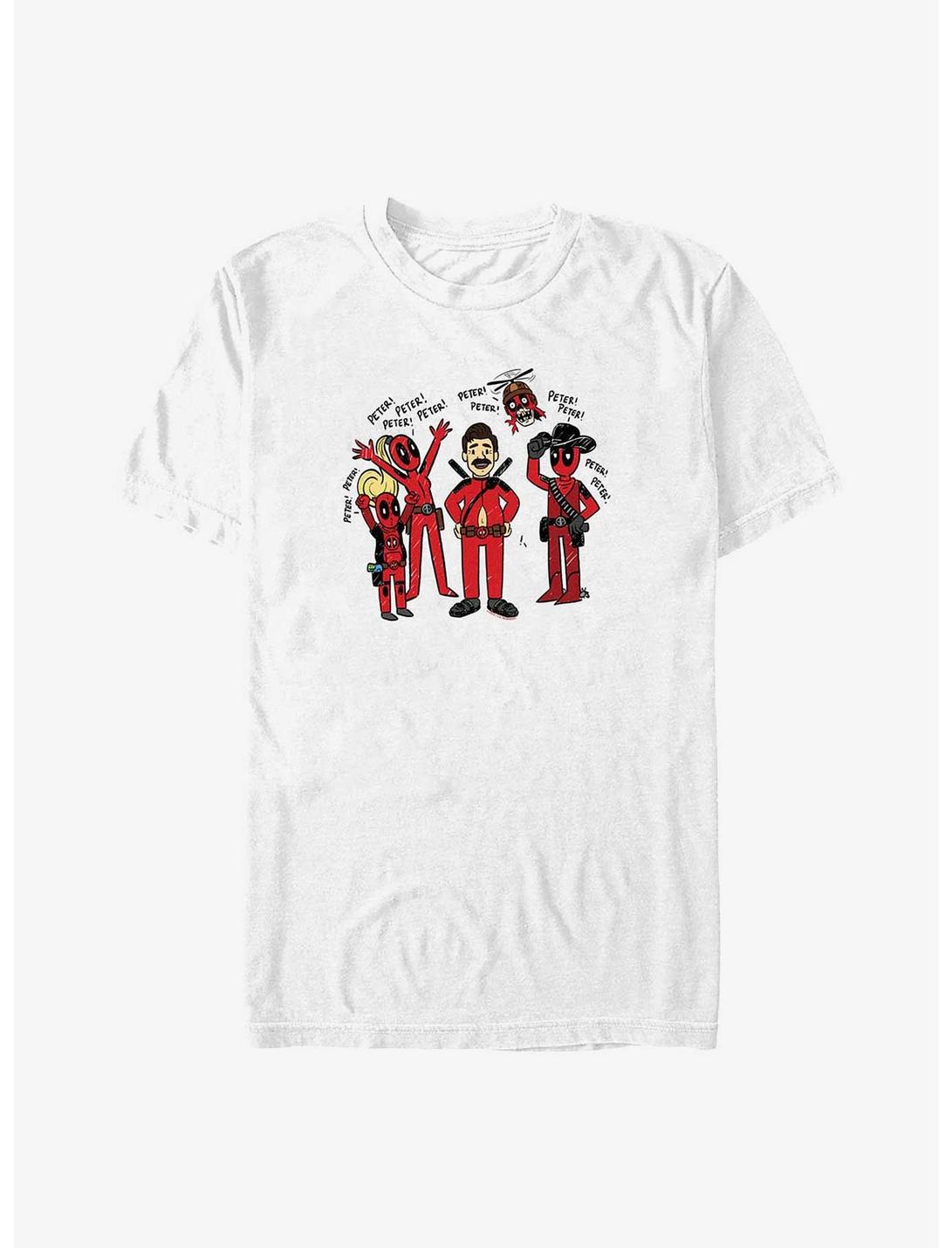 Marvel Deadpool & Wolverine We Love Peter Big & Tall T-Shirt