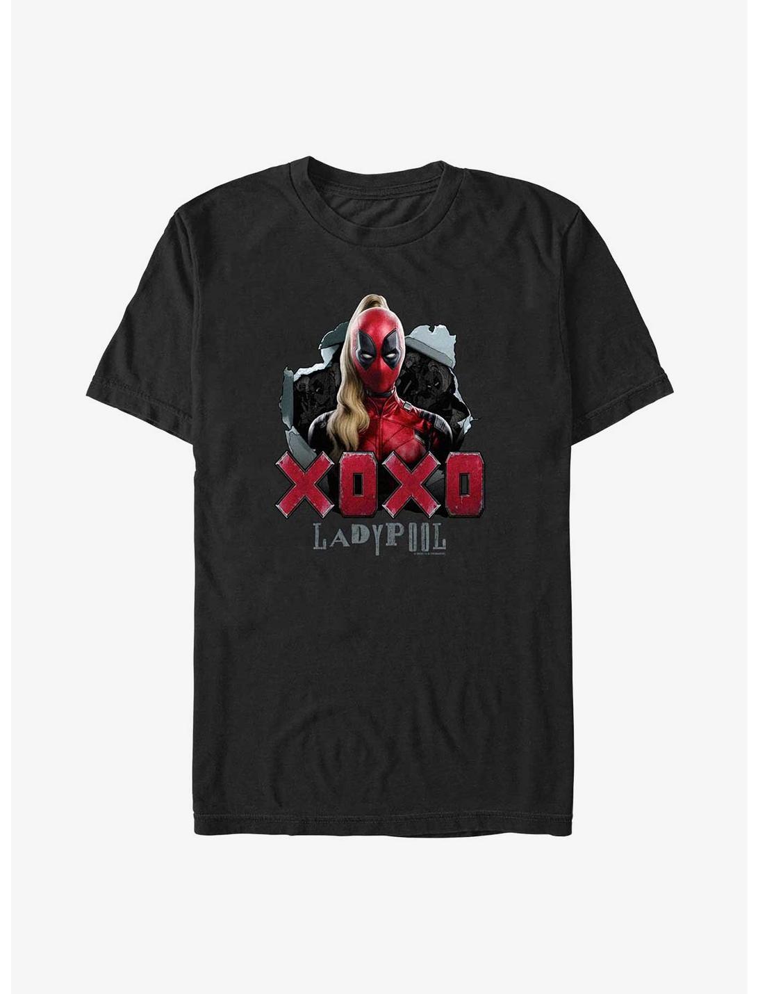 Marvel Deadpool & Wolverine Xoxo Ladypool Big & Tall T-Shirt