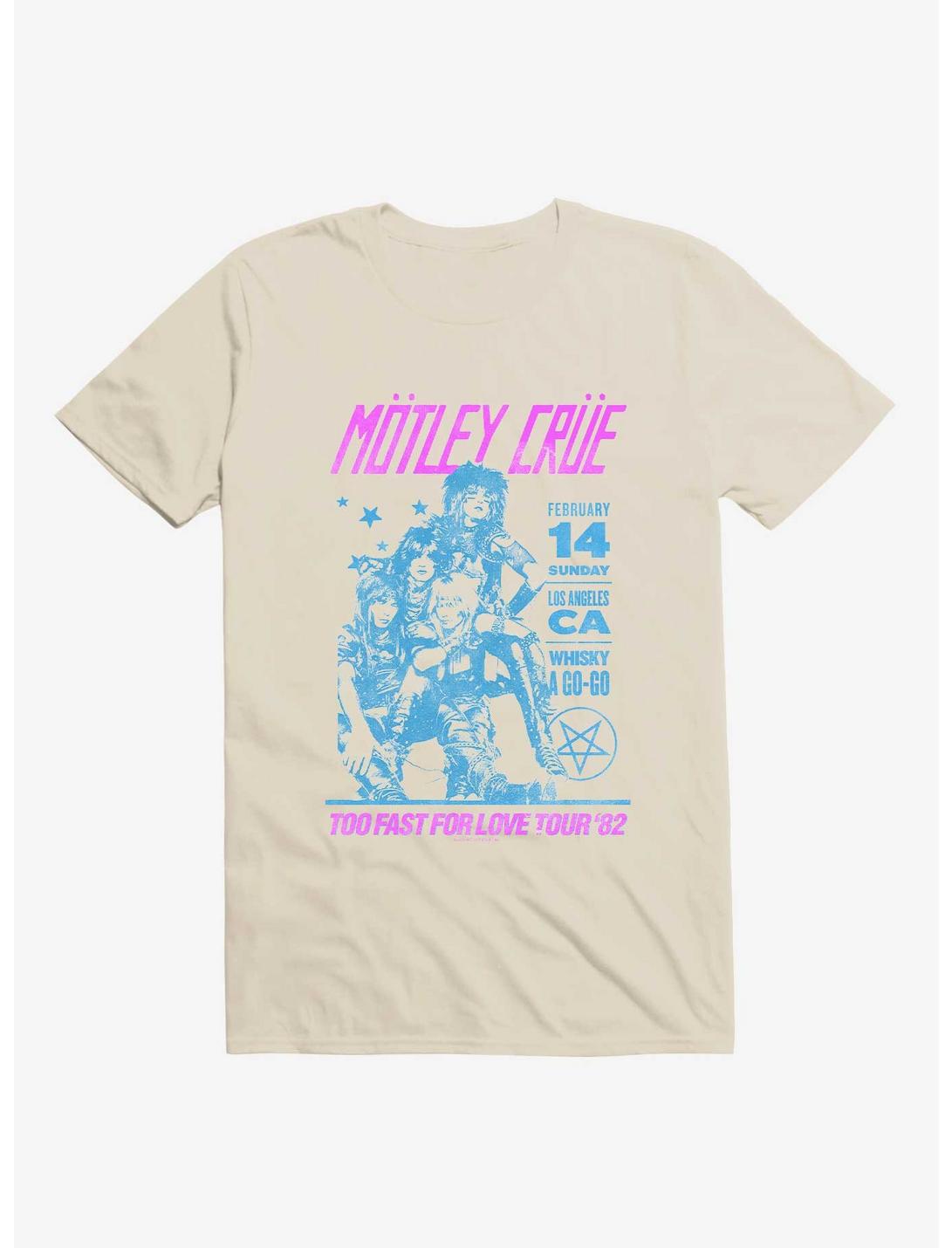 Motley Crue Too Fast For Love Tour '82 T-Shirt