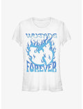 Wu-Tang Clan Forever Blue Fire Girls T-Shirt