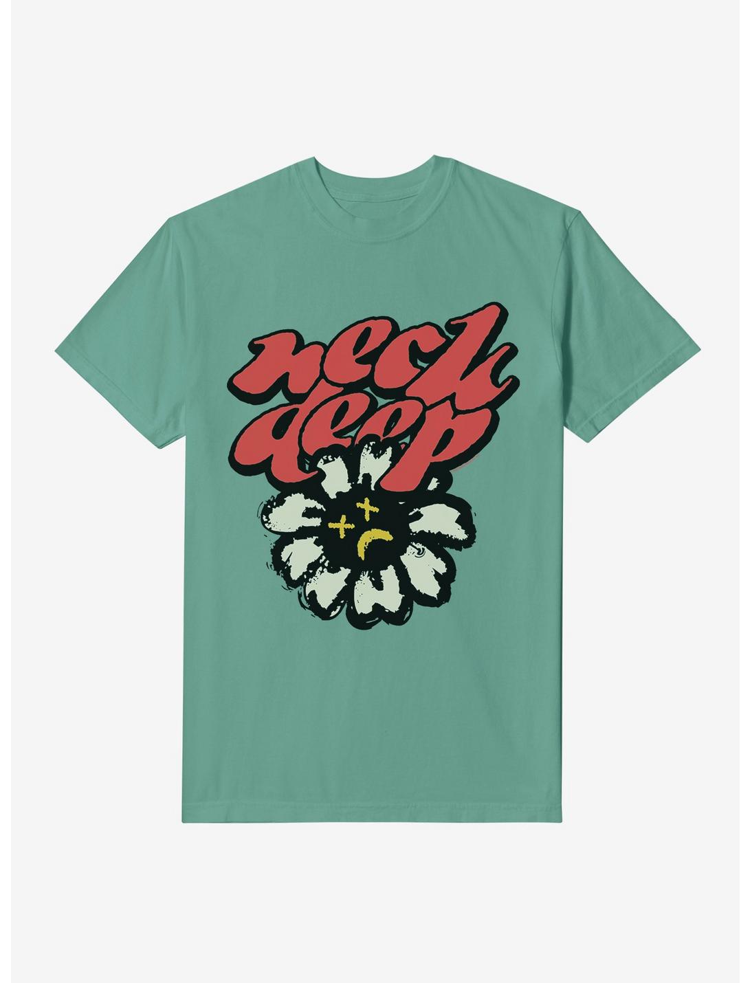 Neck Deep Pushing Daisies Gament Dye T-Shirt