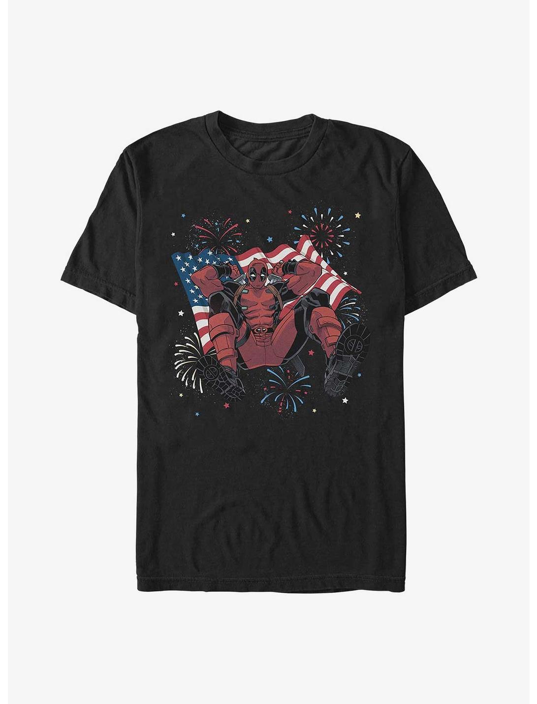 Marvel Deadpool Deadpool Fireworks T-Shirt
