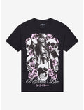 Disney Pirates Of The Caribbean Jack Sparrow Skulls & Roses T-Shirt