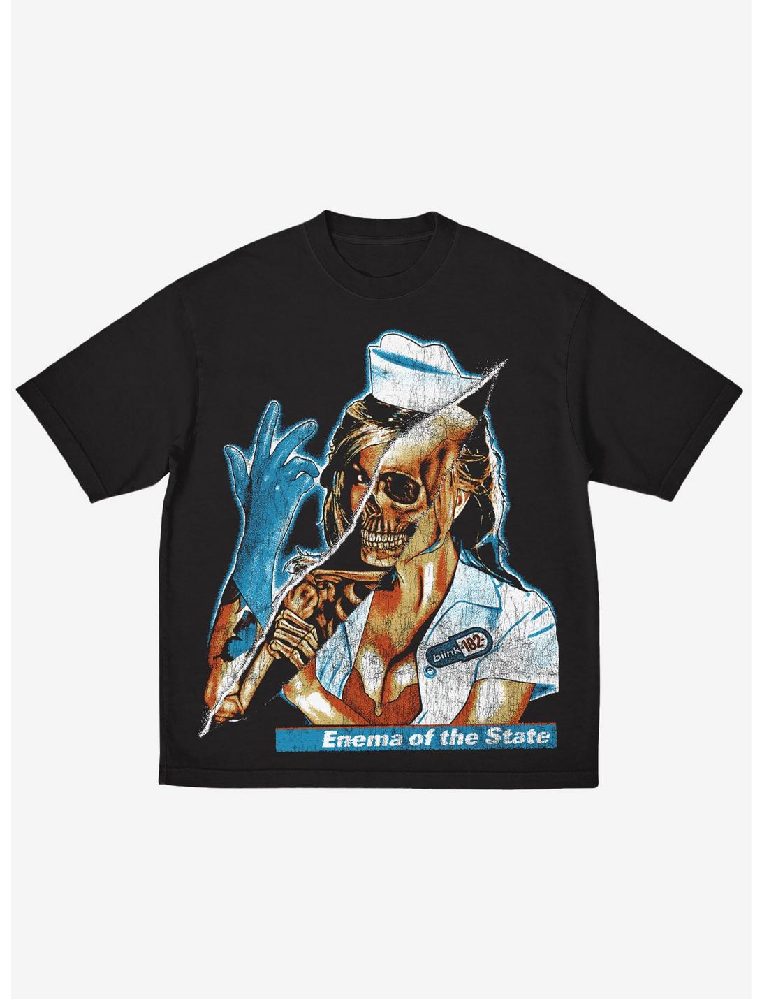Blink-182 Skeleton Nurse T-Shirt