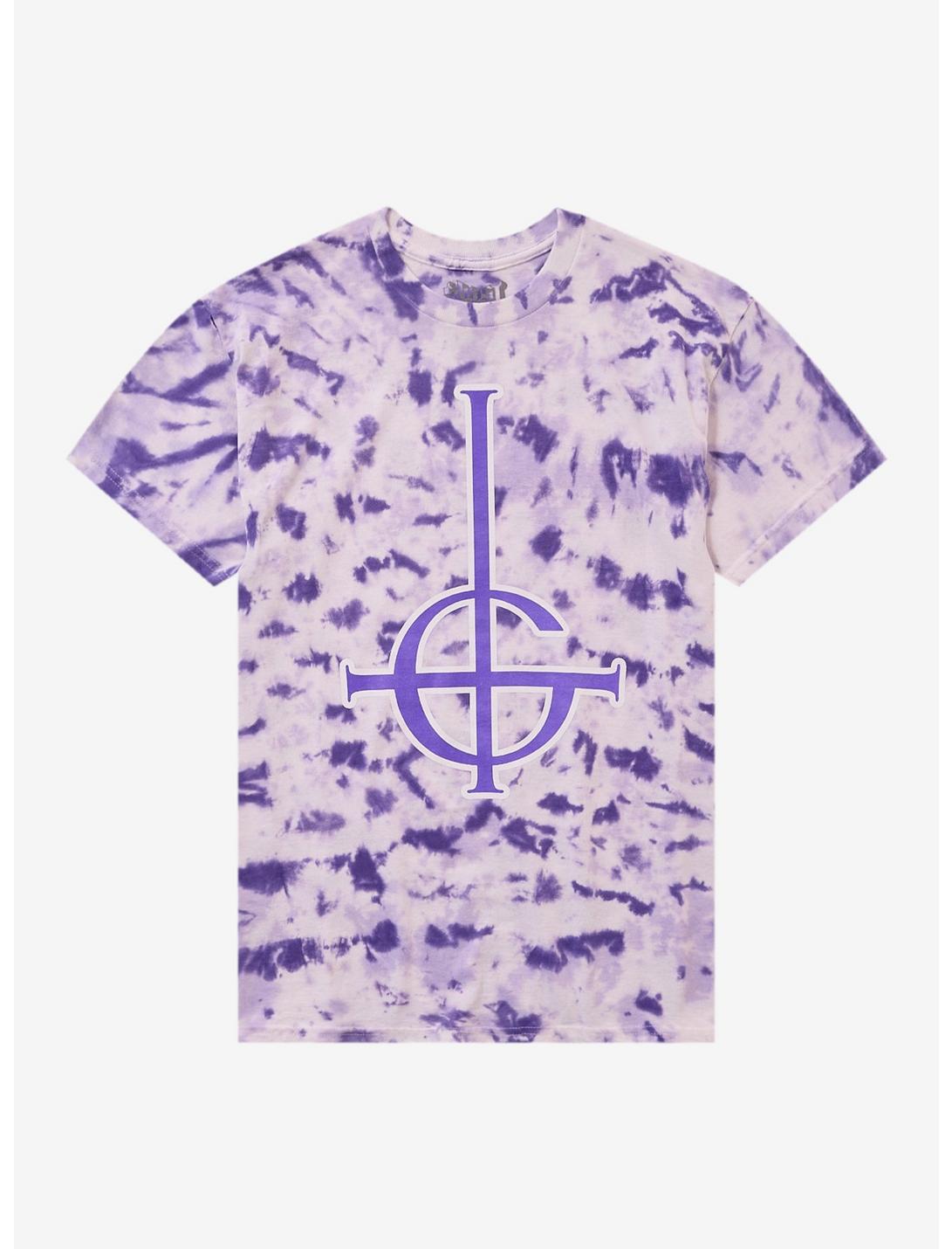 Ghost Grucifix Purple Crystal Wash T-Shirt