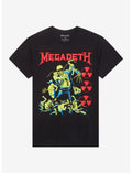 Megadeth Vic Rattlehead Vs. Ghouls Puff Print T-Shirt