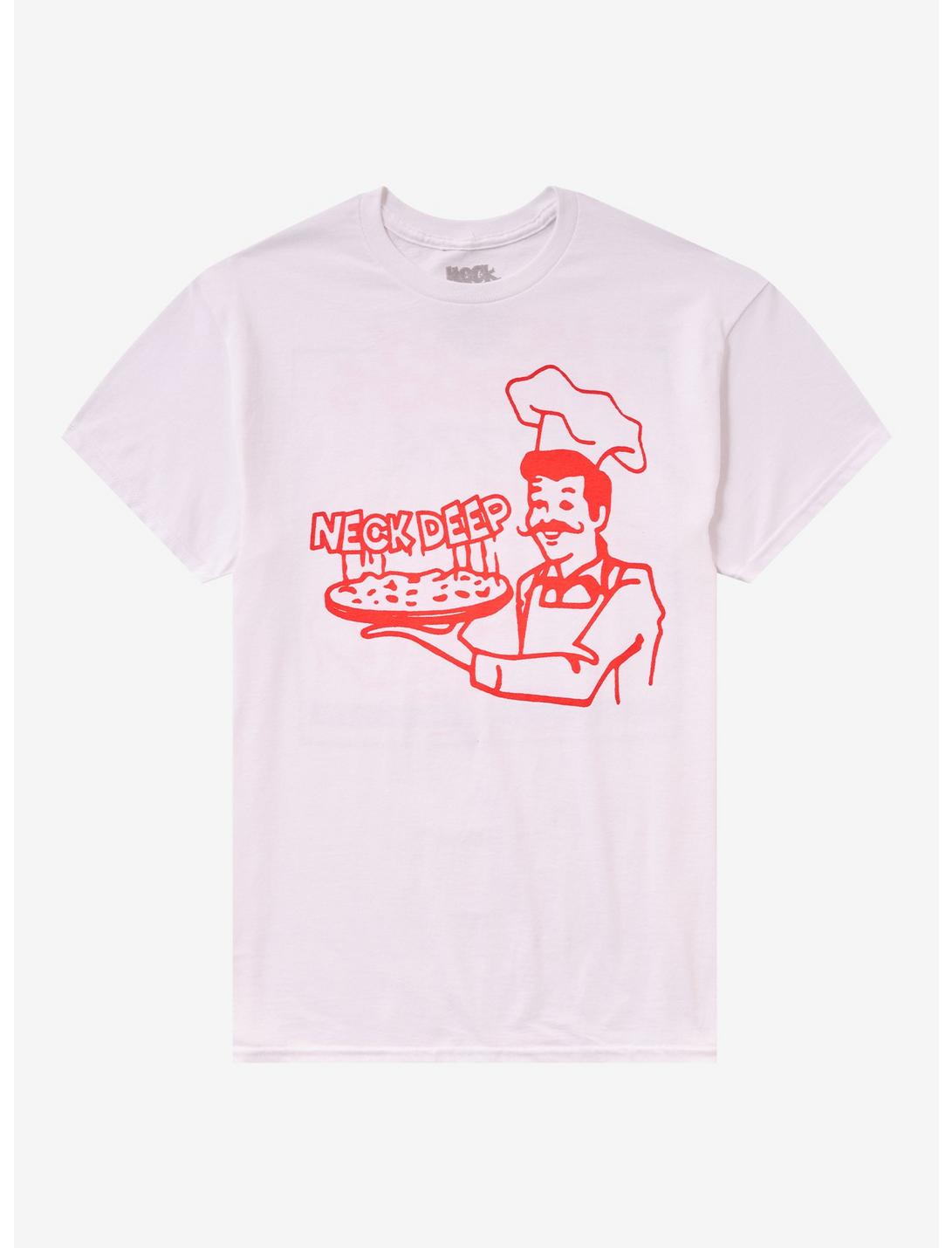 Neck Deep Moody Weirdo Pizza Two-Sided T-Shirt