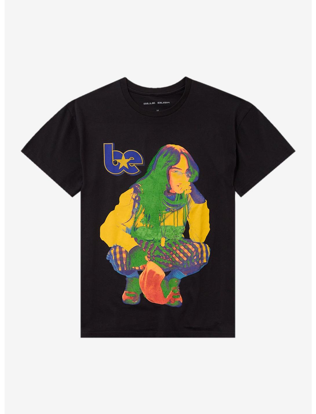 Billie Eilish Color Pop Crouching Portrait T-Shirt