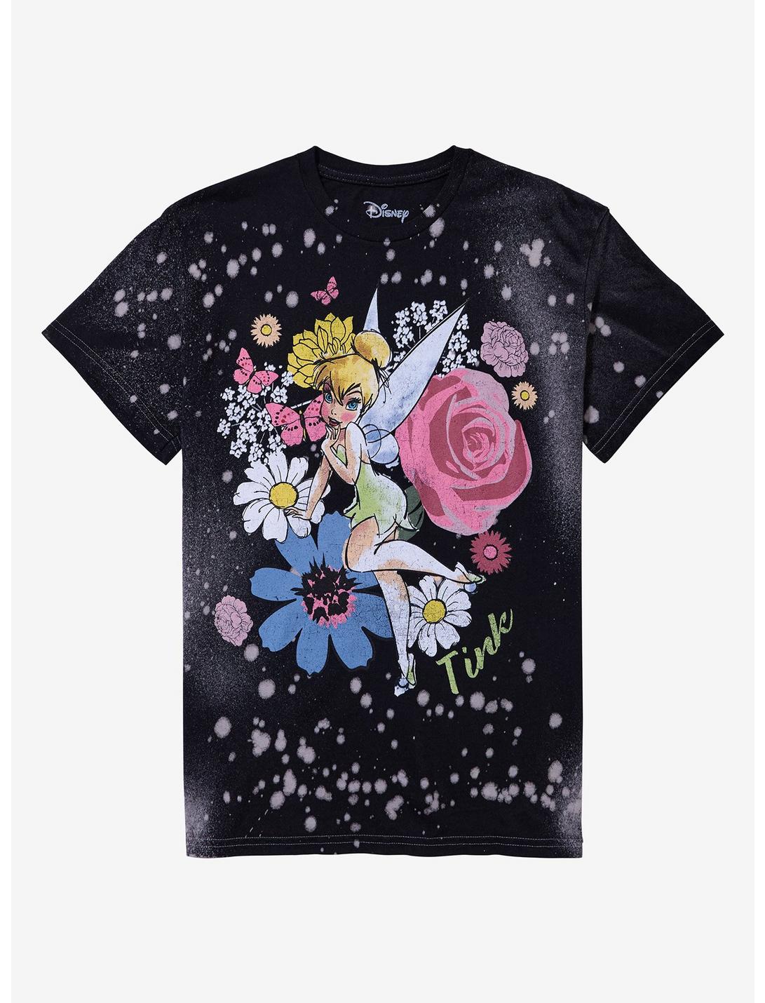 Disney Tinker Bell Bleach Splatter T-Shirt