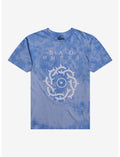 Bad Omens Circle Of Thorns Blue Cloud Wash T-Shirt