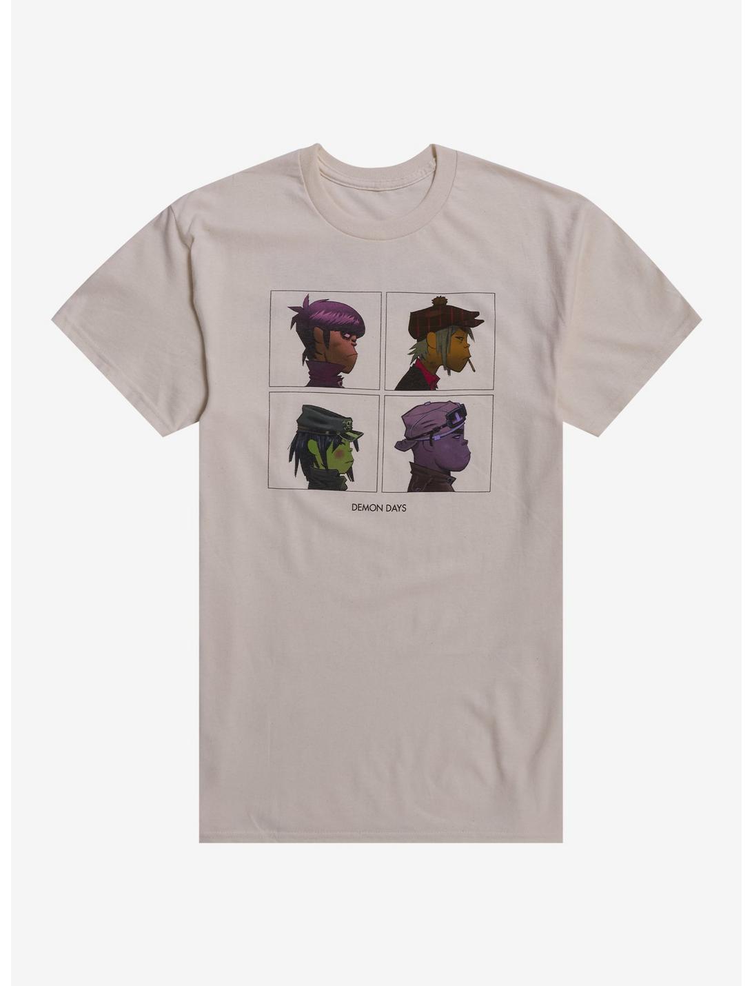 Gorillaz Demon Days Album Cover Grid T-Shirt