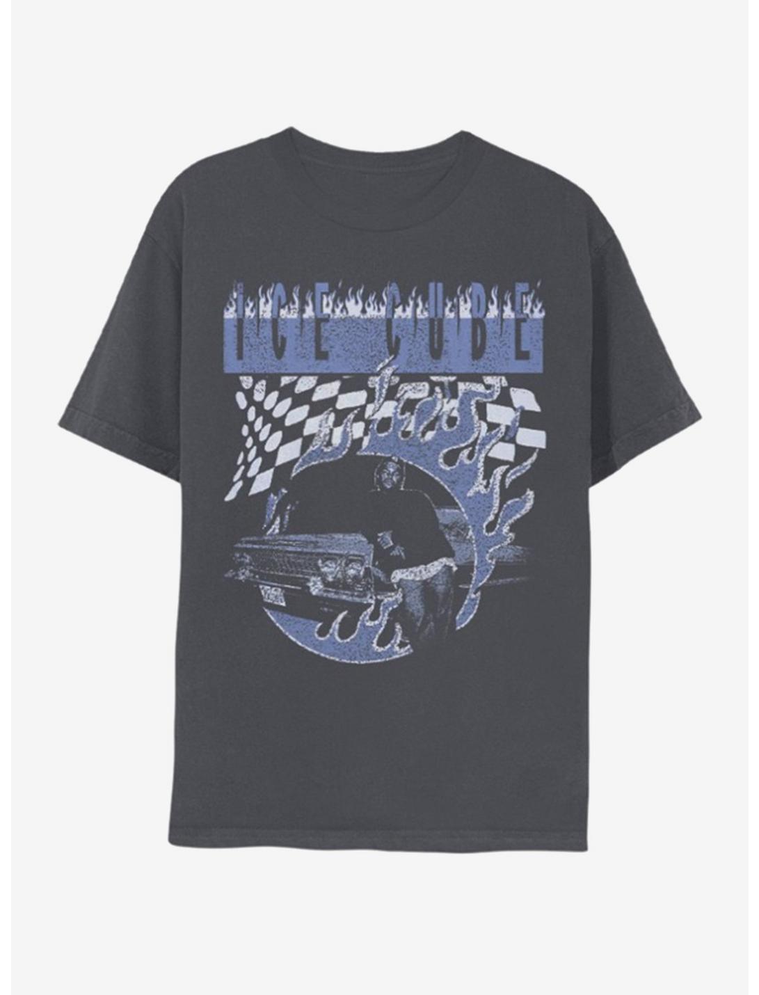 Ice Cube Portrait Race Car T-Shirt