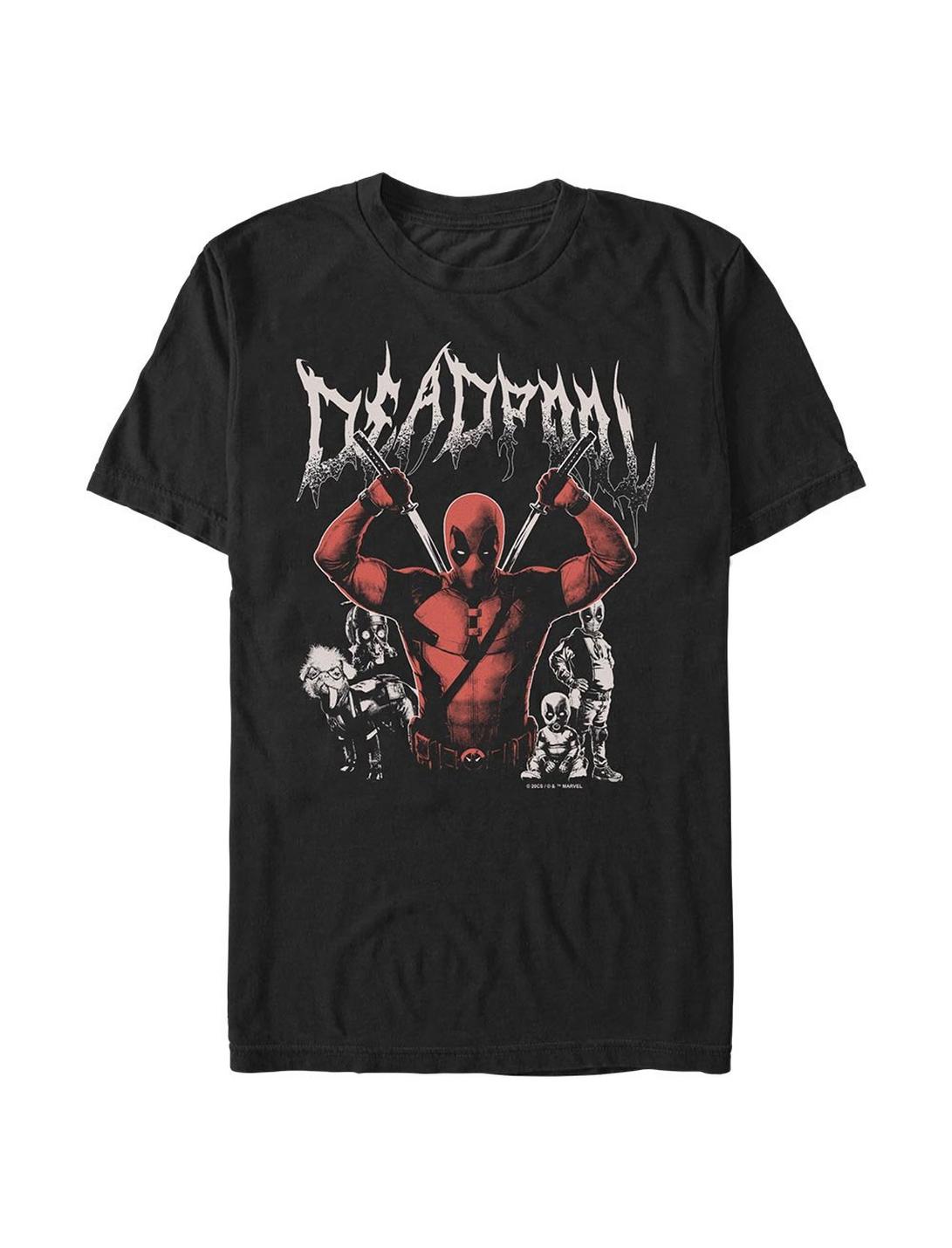 Marvel Deadpool & Wolverine Deadpool Metal Big & Tall T-Shirt