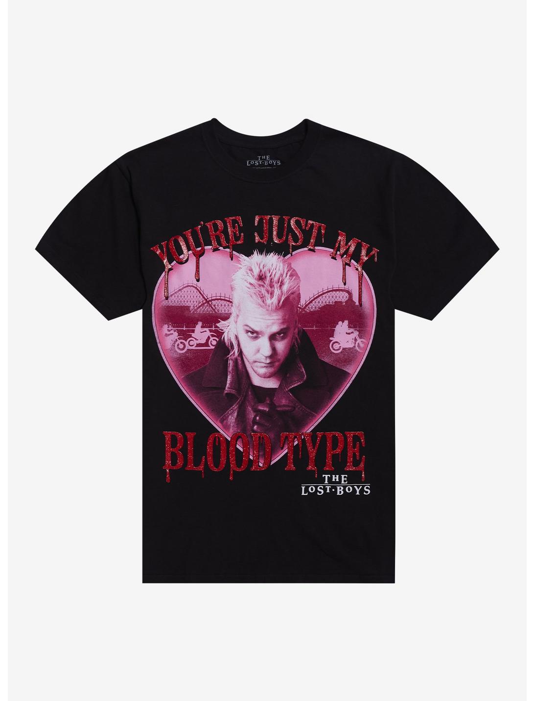 The Lost Boys Blood Type Glitter T-Shirt