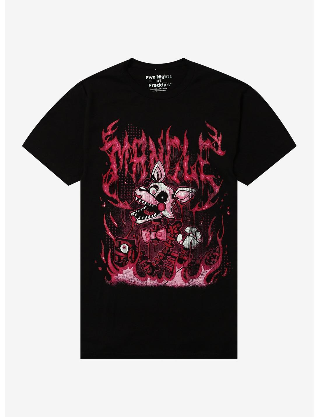 Five Nights At Freddy's Mangle Flames T-Shirt