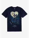 Disney Kingdom Hearts Group Moon Poster T-Shirt