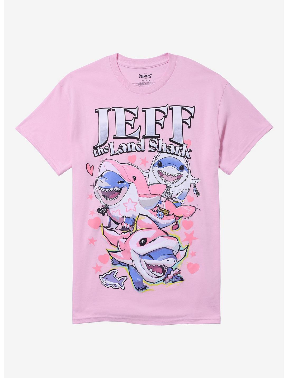 Marvel Rivals Jeff The Land Shark Hearts T-Shirt