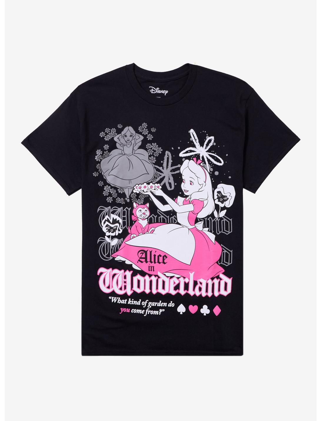 Disney Alice In Wonderland Pink Tonal T-Shirt
