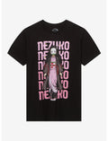 Demon Slayer: Kimetsu No Yaiba Nezuko Name & Portrait T-Shirt