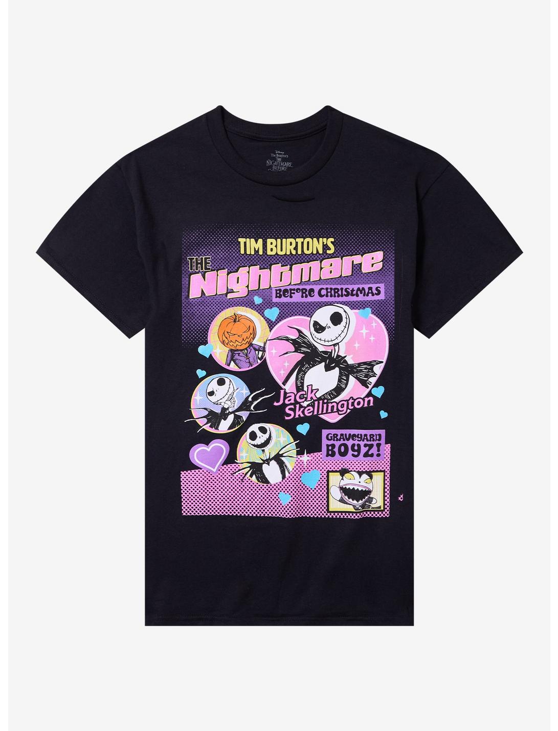 The Nightmare Before Christmas Jack Skellington Magazine Cover T-Shirt