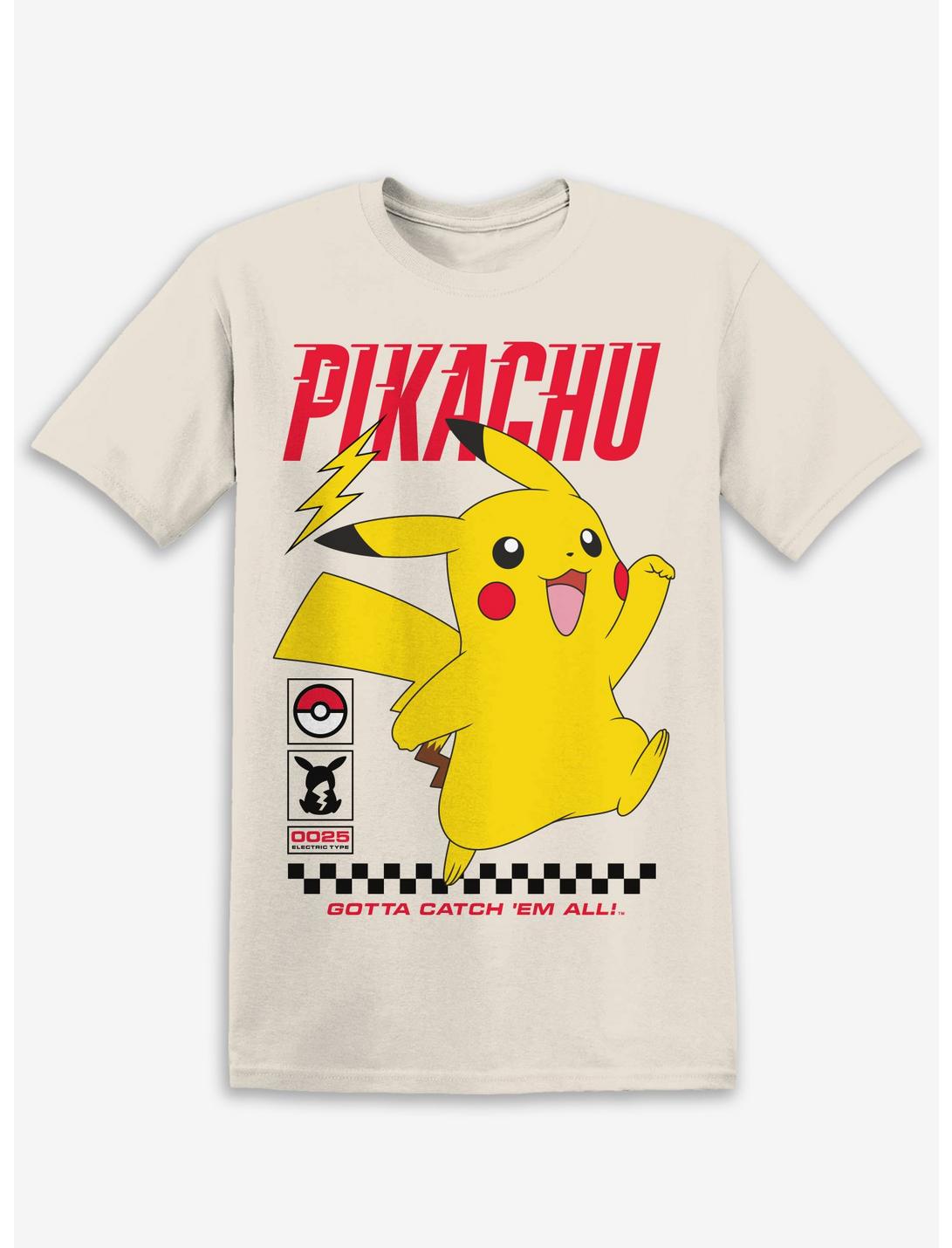 Pokémon Pikachu Portrait Name T-Shirt