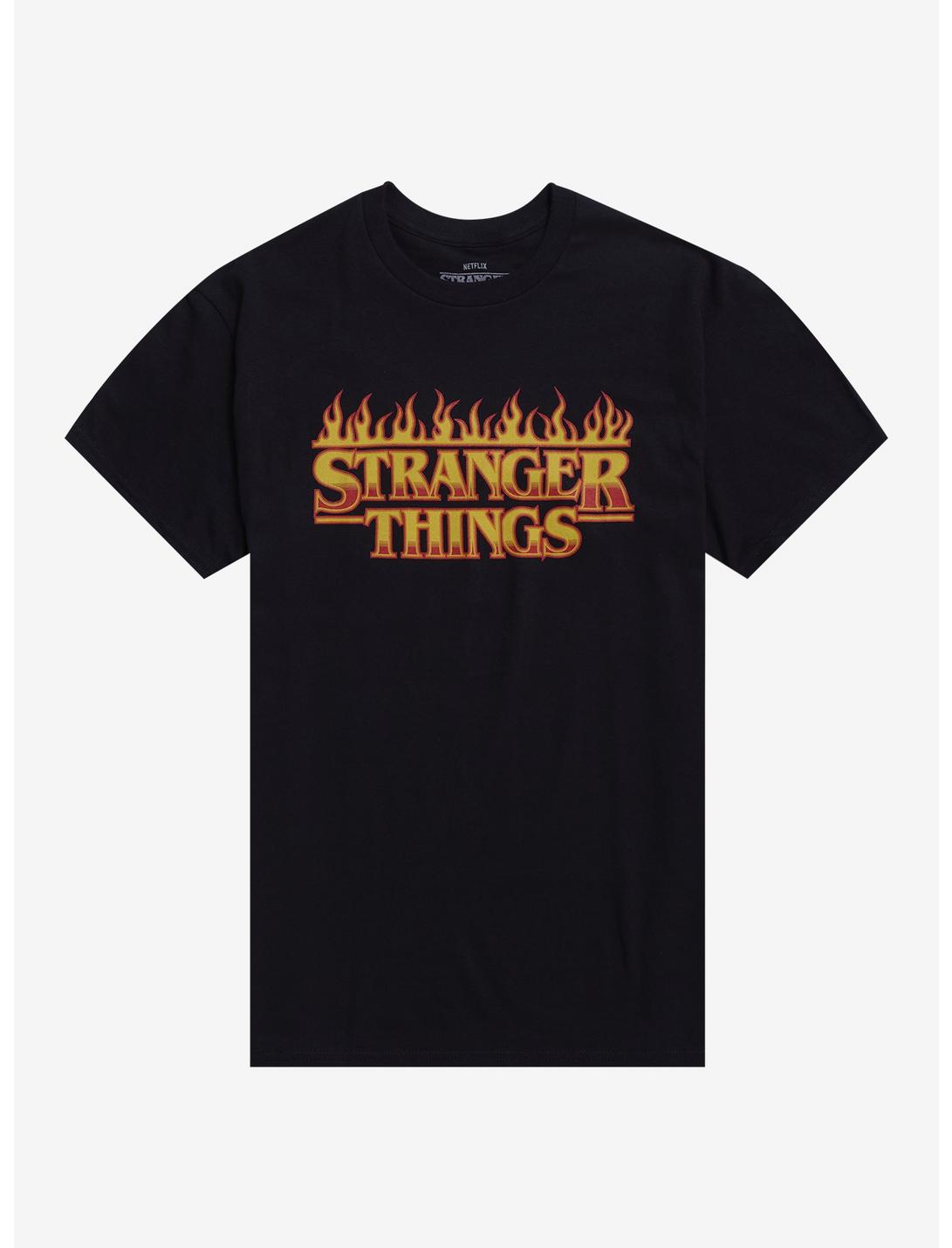 Stranger Things Flames Logo T-Shirt