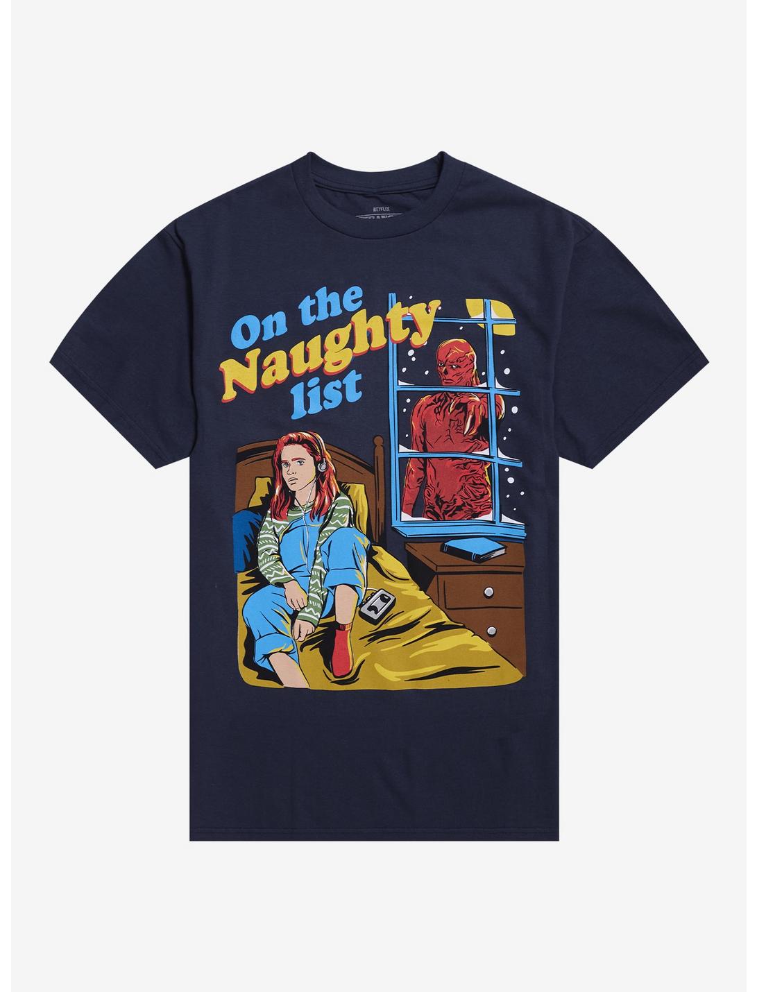 Stranger Things Max & Vecna Naughty List T-Shirt