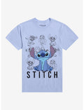Disney Stitch Poses Grid T-Shirt