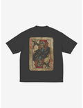Guns N' Roses Skeleton Card Boyfriend Fit Girls T-Shirt