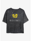 Wu-Tang Clan Wu-Tang Forever Girls Mineral Wash Crop T-Shirt