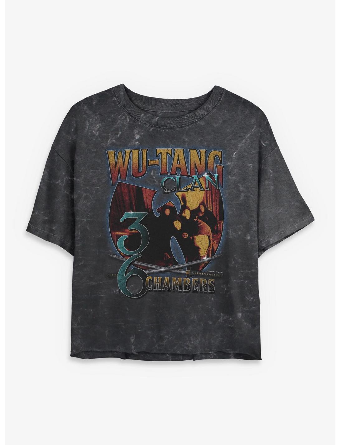Wu-Tang Clan 36 Chambers Girls Mineral Wash Crop T-Shirt