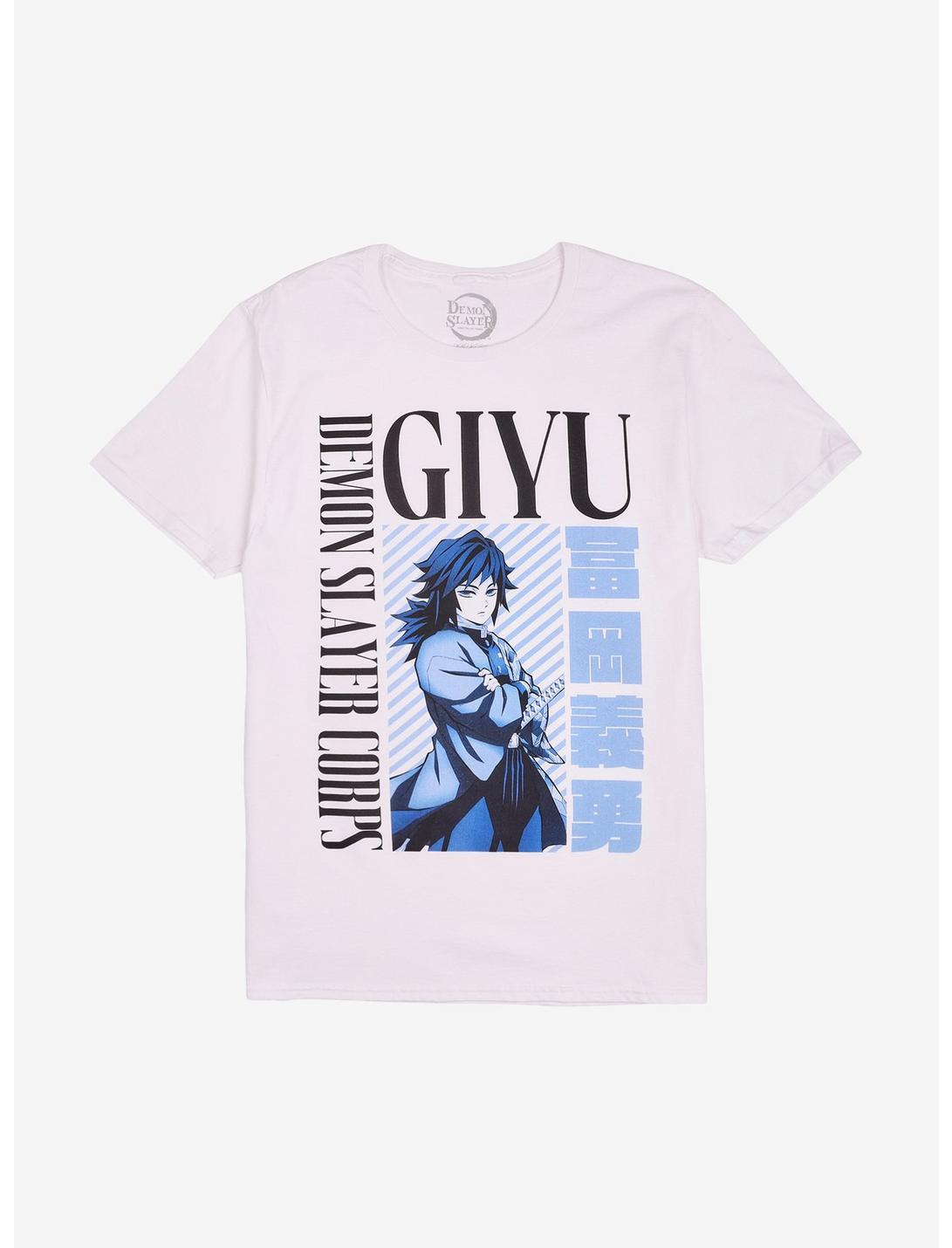 Demon Slayer: Kimetsu No Yaiba Giyu Tonal Blue T-Shirt